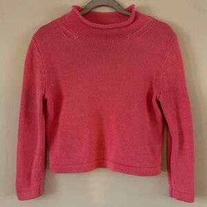J.Crew Rollneck 100% Cotton Sweater Boxy Cropped Fit